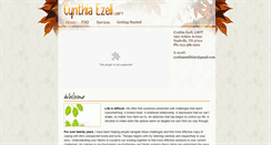 Desktop Screenshot of cynthiaezell.com