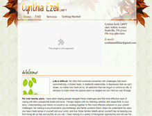 Tablet Screenshot of cynthiaezell.com